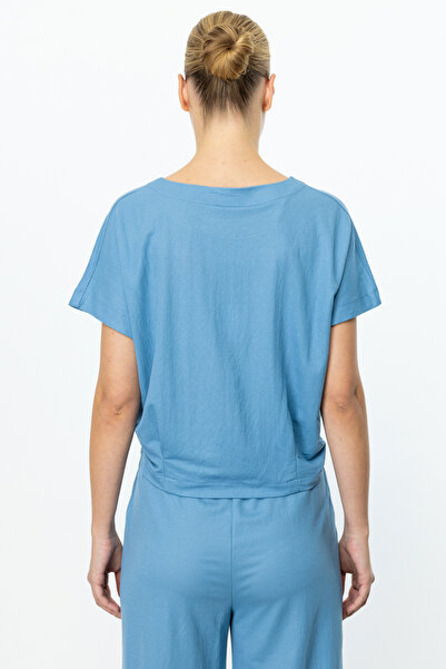 ON Блузка з плісированою талією та круглим вирізом