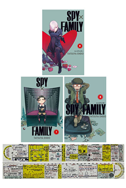 Gerekli Şeyler Yayıncılık Spy x Family 6-7-8. Ciltler Manga Seti + Mat. Öğret...