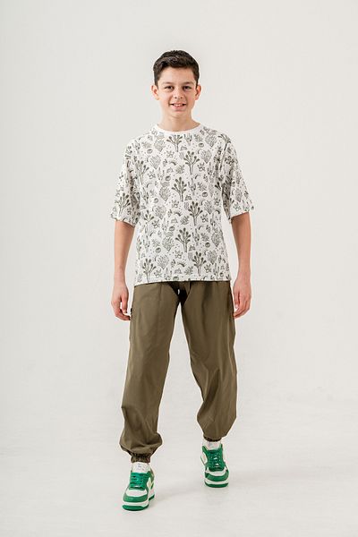 Pi Pengai Boy's 2 Piece Set (T-Shirt+Jogger Pants) P1027