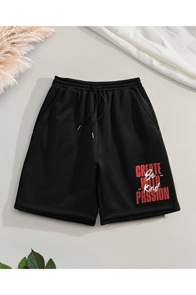 De Carte Be Kind شورت صيفي مريح برمودا للنساء والرجال موسمي