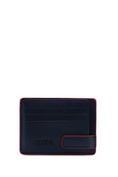 U.S. Polo Assn. حامل بطاقة باللون الأزرق الداكن للرجال 50305447 -VR033