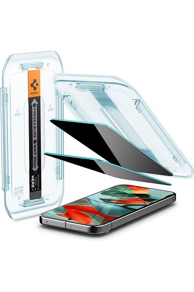 Spigen GLAStR EZ FIT [PRIVACY 2 Pack] for Google Pixel 9 Pro XL Privacy Screen Protector - 2 PACK