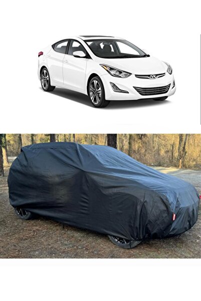 CoverPlus Hyundai Accent Blue متوافق مع سيارة القماش المشمع السميك للسيارات -...