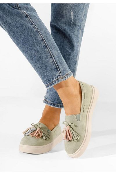 B T Shoes Espadrile dama Graziela verzi