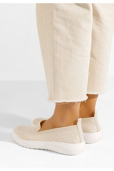 B T Shoes Pantofi casual dama Akova bej