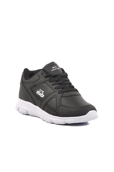 Slazenger Pantofi sport pentru femei Pera G cu plasă alb-negru