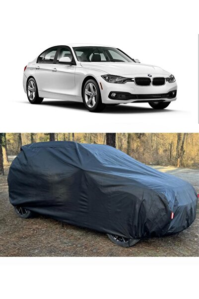CoverPlus Bmw 520 Series متوافق مع سيارة القماش المشمع السميك للسيارات - أسود