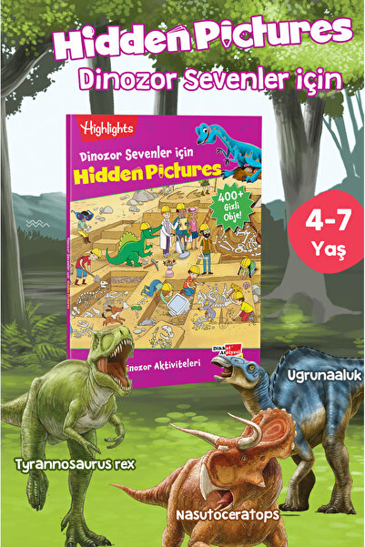 Dikkat Atölyesi Yayınları Dinozor Sevenler Için Hidden Pictures-mutluminik