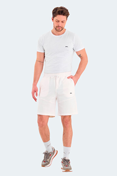 Slazenger ORIA Ανδρικό σορτς σε λευκό χρώμα με τσέπες
