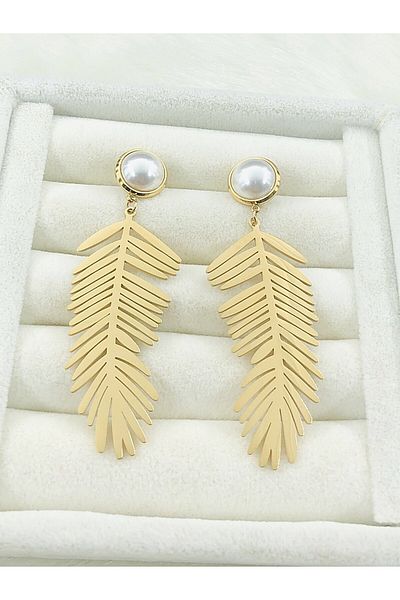 DS DİAMONDSHOP Steel Earring Dangle Model Byçkp- 202503451