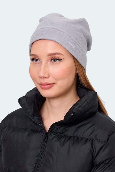Slazenger Unisex Fleece Beanie - Gray Color