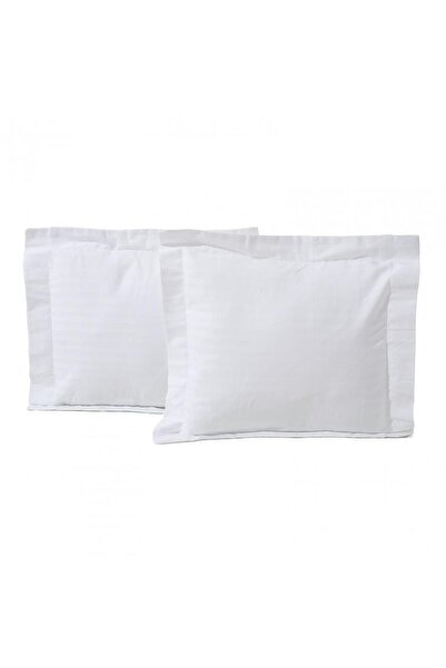 Heinner Home Feta de perna bumbac damasc, 70x70 cm - Set 2 bucati Alb