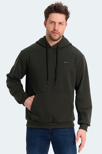 Slazenger Ανδρικό φούτερ KICKSON Παπούτσια Χακί