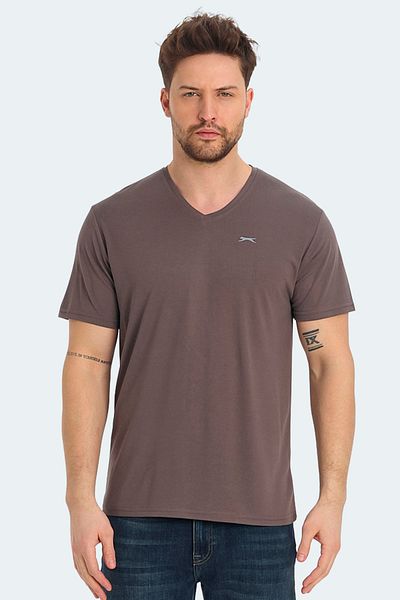 Slazenger Ανδρικό μπλουζάκι KRAKKER σε στυλ καφέ