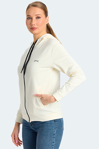 Slazenger Women's Ecru Sweatshirt Kinet