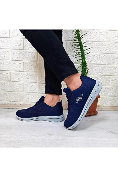 Jump 24938 Lacivert Günlük Yürüyüş Erkek Spor Ayakkabı.