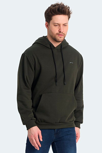 Slazenger KICKSON Erkek Sweatshirt Haki