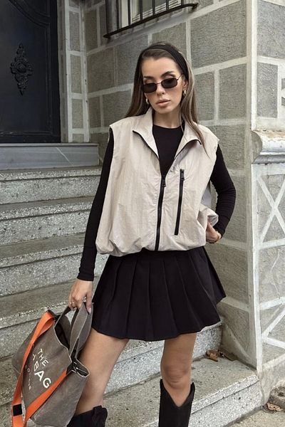 Butik Parachute Vest - Stone