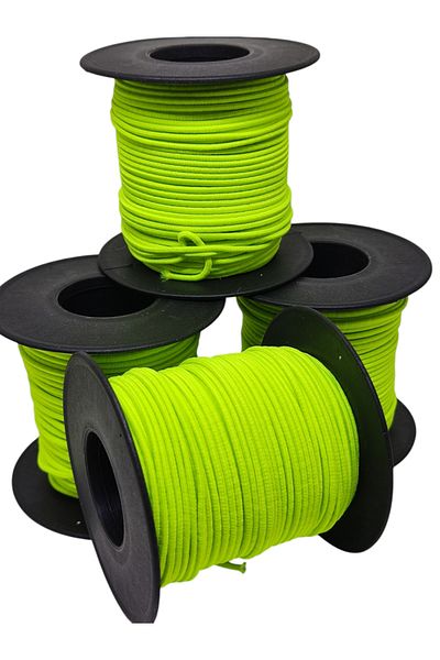 PARACORD 1.5 mm Rubber Rope 4 Reels (80 Meters Total) Firebird