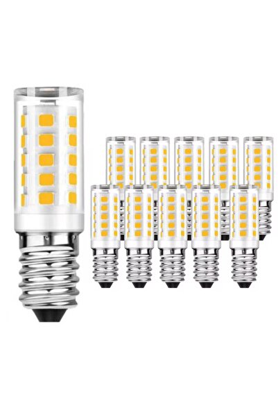 Osaka Light 10'Lu Paket 12w = 90w Eşdeğer E14 Duylu 3000k Gün Işığı SARI IŞIK 970 Lümen A Enerji Led Ampul