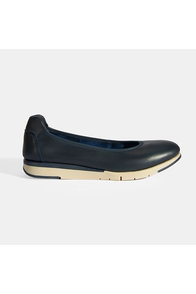 Desa Pantofi casual DesaComfort din piele albastru bleumarin de damă