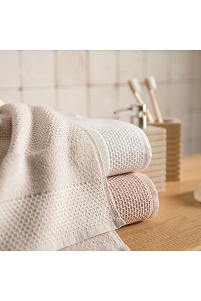Chakra Sobeska 3-Pack Face Towel 50X80 cm Ecru/Beige