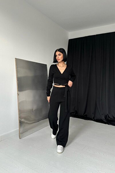 Nnstartshopping Ekşi̇oğlu Global Black Knitwear Set