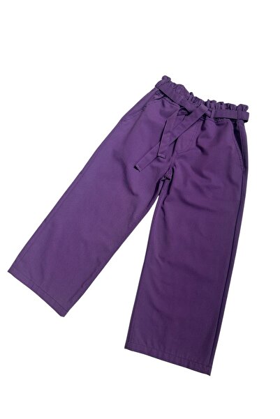 BOBBY JR KİDSWEAR PANTALONI LĂȚI DIN GABARDINE SUBȚIRE CU BRETE