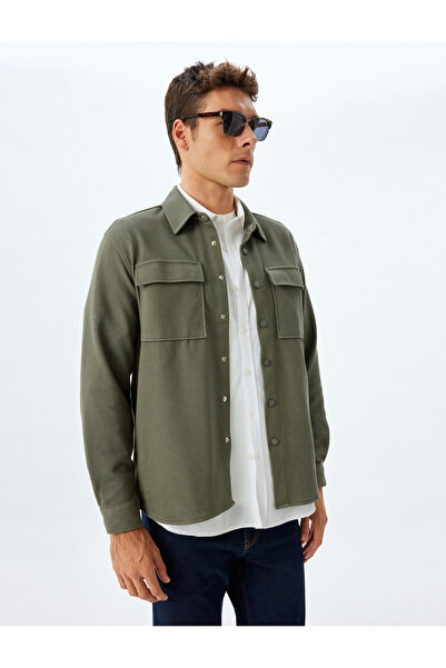 Koton Khaki pánská bunda pro dospělé 5Wam50017Hw