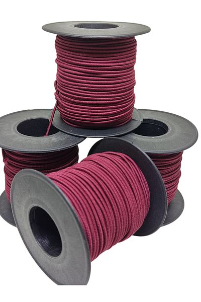 PARACORD 1.5 mm Rubber Rope 4 Reels (80 Meters Total) Firebird