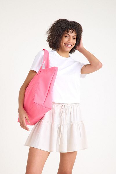 Hedwig Design Geantă de umăr cu căptușeală colorată premium pentru femei / Geantă de plajă / Geantă de mână casual (4 buzunare)