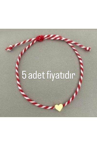 Stoneday Gold Plated Heart Martenitska Spring Bracelet