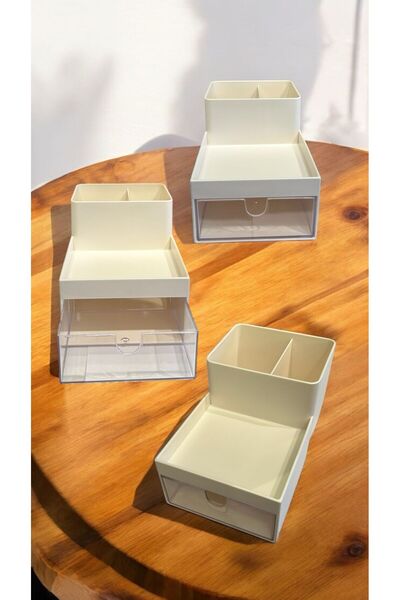 Bayev Κουτί μακιγιάζ με ένα συρτάρι Tatto - Βάση για στυλό βερνίκι νυχιών