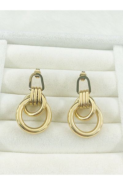 DS DİAMONDSHOP Steel Earring Hook Hook Model Byçkp- 202503436