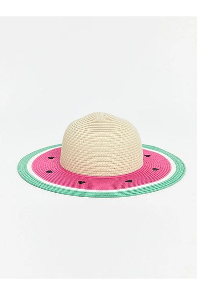 LC Waikiki Lcw Accessories Beige Girl's Straw Hat