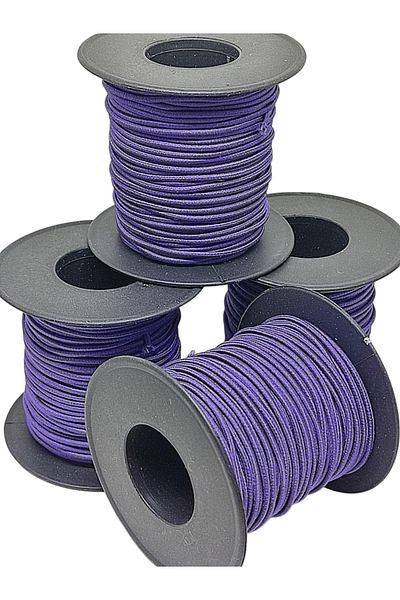 PARACORD 1.5 mm Rubber Rope 4 Reels (80 Meters Total) Firebird