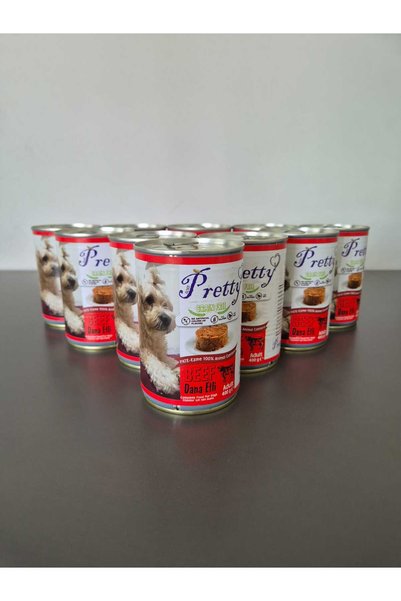 Lider MAGNESİA ROSE PRETTY Köpek Yaş Konserve Mama Beef Pate 400 gr X 10 Ad =4 Kg Dana Etli Sığır Etli Ezme