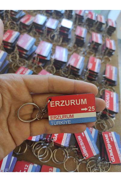 Home Erzurum 25 Hometown Keychain
