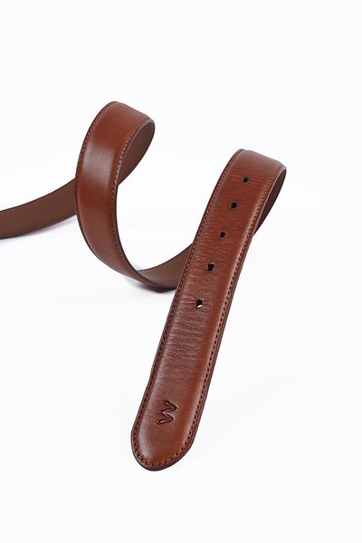 Hemington Handmade Cognac Classic Leather Belt
