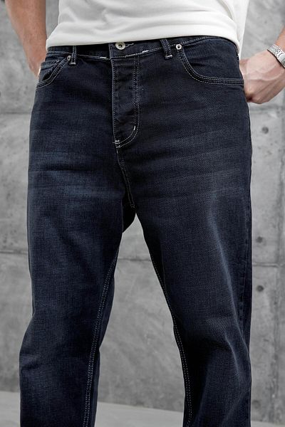 NOMARC Σκούρο Navy Blue Kp 730 Τρίψιμο Bf Jean