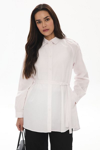 Hooopstore Πουκάμισο Karye White Trench