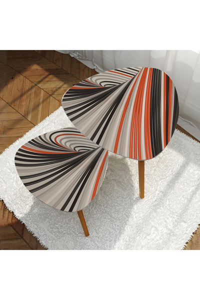 wudie Zigon Sehpa Yan Sehpa Orta Sehpa Ahşap Ayaklı mobilya Ahşap