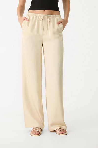 Stradivarius Flowing, Satin Trousers Limited Edition