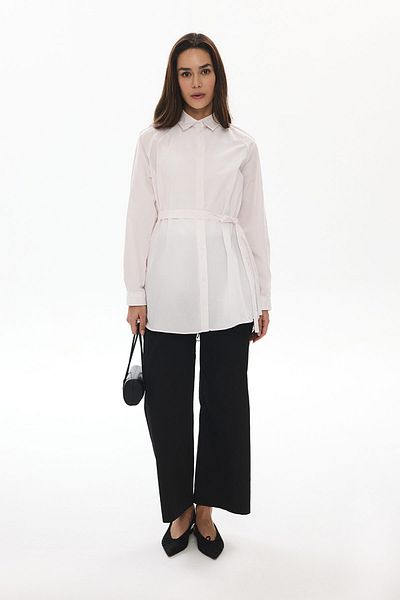 Hooopstore Πουκάμισο Karye White Trench