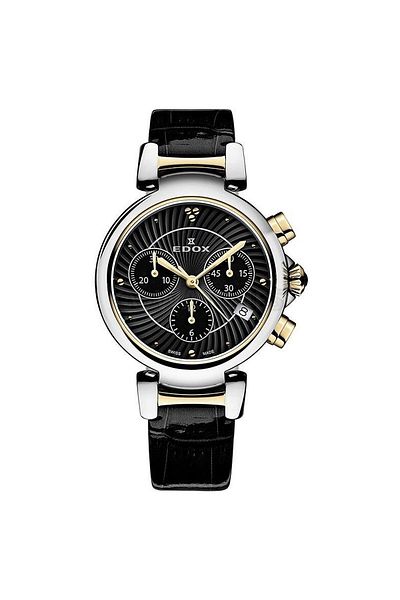 Edox Ladies Watch 10220-357rc-nir, Quartz, 35mm, 5atm