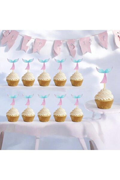 Behind party store مسواك ذيل حورية البحر 10 قطع