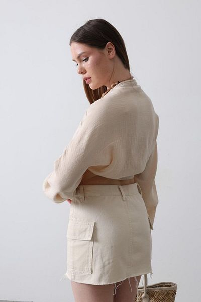 trend henna Beige Blouse - Categories and Times That Will Not Be Oden