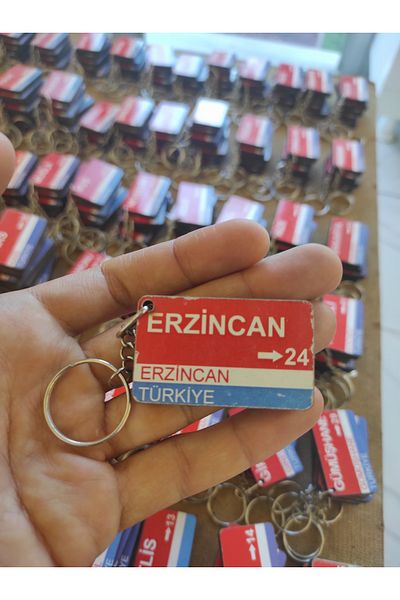 Home Erzincan 24 Hometown Keychain