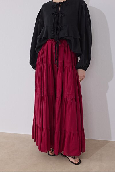 Moca Vesper Vual Skirt Cherry