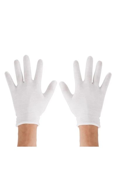 ZEMRA Cotton Protective Gloves - 100% Cotton - Eczema Gloves